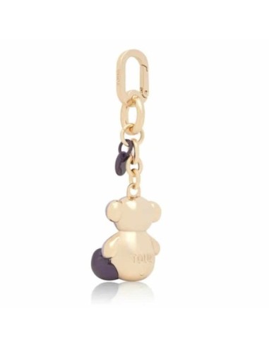 Llavero metal malva y dorado Bold Bear Tous