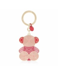 Llavero TOUS Bold Bear Lines Rojo-Dorado