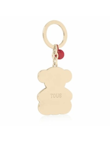 Llavero TOUS Bold Bear Lines Rojo-Dorado
