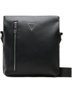 Bandolera Guess Certosa Saffiano Eco Negra