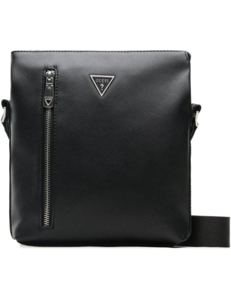 Bandolera Guess Certosa Saffiano Eco Negra