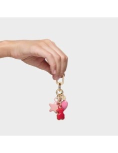 Llavero Tous rojo y dorado Puffed Motifs 2