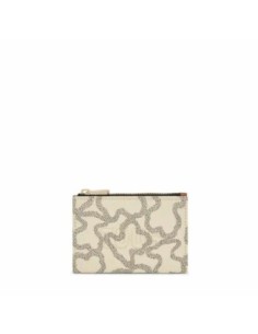 Monedero tarjetero Tous beige Kaos Icon