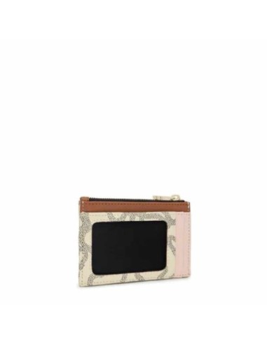 Monedero tarjetero Tous beige Kaos Icon