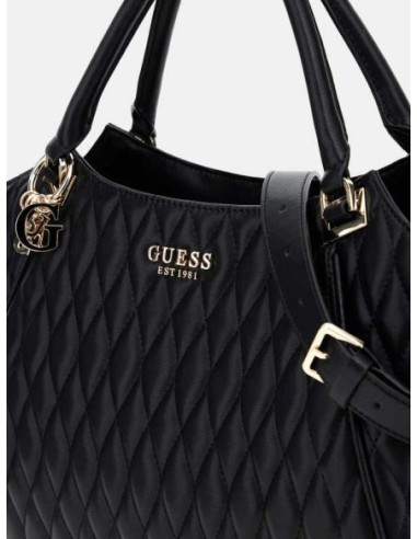 Shopper Guess Valla pespunteado Negro
