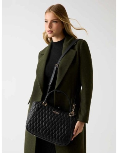 Shopper Guess Valla pespunteado Negro