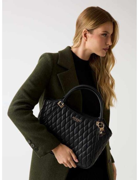 Shopper Guess Valla pespunteado Negro
