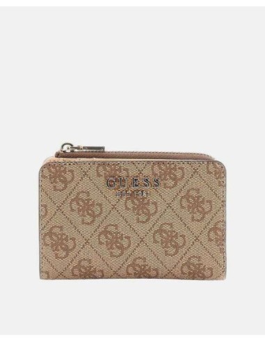 Cartera Laurel con logotipo 4G Beige Guess