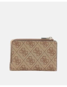 Cartera Laurel con logotipo 4G Beige Guess 2