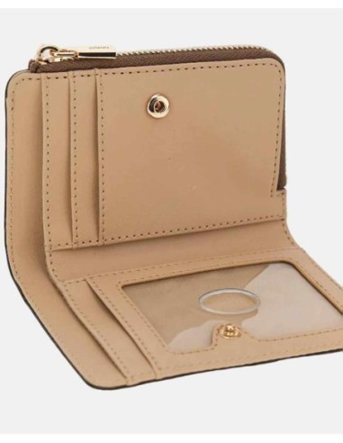 Cartera Laurel con logotipo 4G Beige Guess
