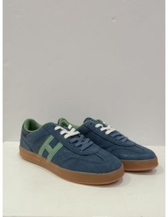 SNEAKER HAMPTONS COLORS GUNMETAL BLUE HARPER AND NEYER