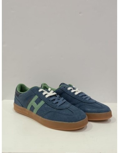 SNEAKER HAMPTONS COLORS GUNMETAL BLUE HARPER AND NEYER