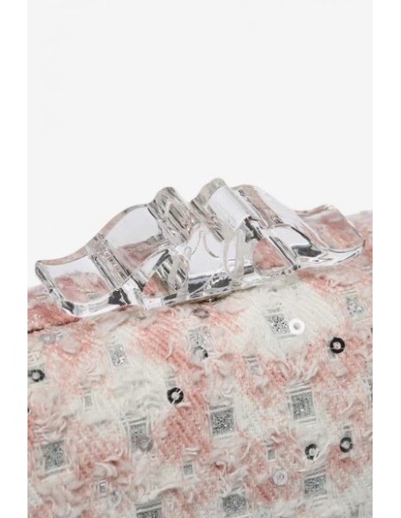 Clutch Abbacino Cuadrado en Rosa