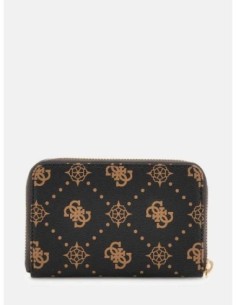 Cartera Mediana Silia con logotipo 4G peony Marrón Oscuro Guess 2