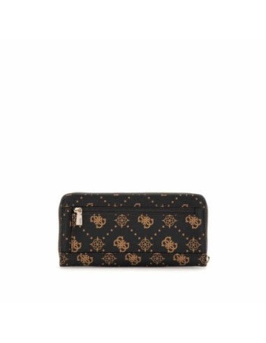 Cartera grande Silia con logotipo 4G peony Guess Marrón Oscuro