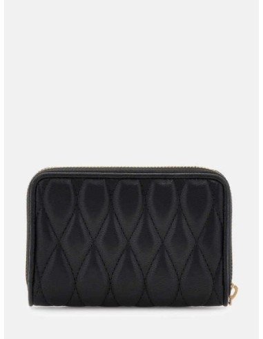 Mini cartera Valla pespunteada Guess Negro