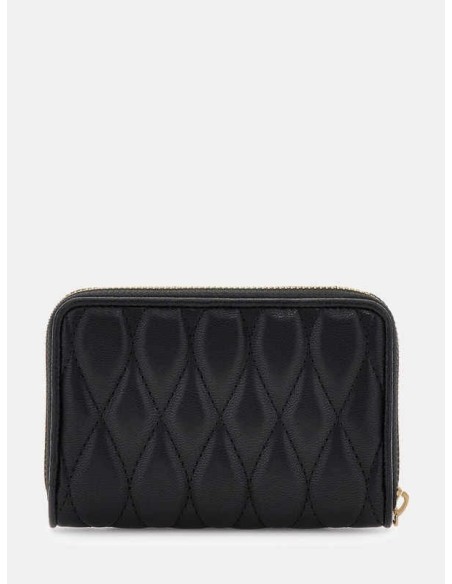 Mini cartera Valla pespunteada Guess Negro