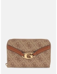 Cartera Dea con logotipo 4G Marrón Claro