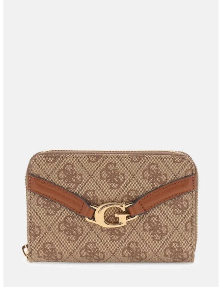 Cartera Dea con logotipo 4G Marrón Claro