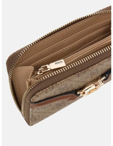 Cartera Dea con logotipo 4G Marrón Claro