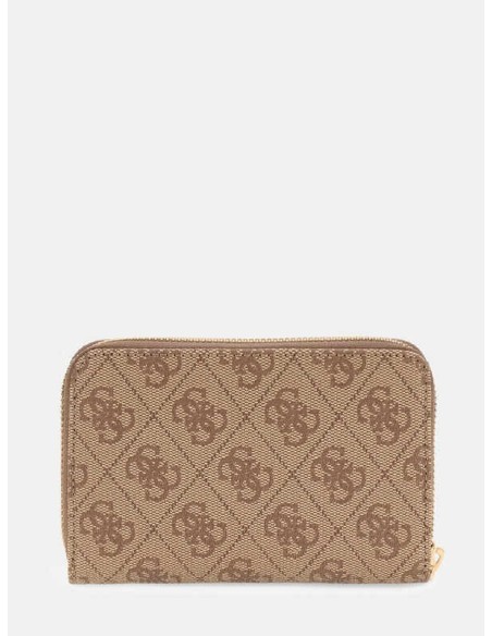 Cartera Dea con logotipo 4G Marrón Claro
