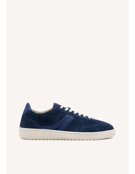 ZAPATILLAS PIEL SERRAJE TIVERTON AZUL MARINO GIOSEPPO