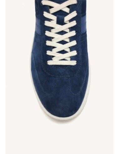 ZAPATILLAS PIEL SERRAJE TIVERTON AZUL MARINO GIOSEPPO