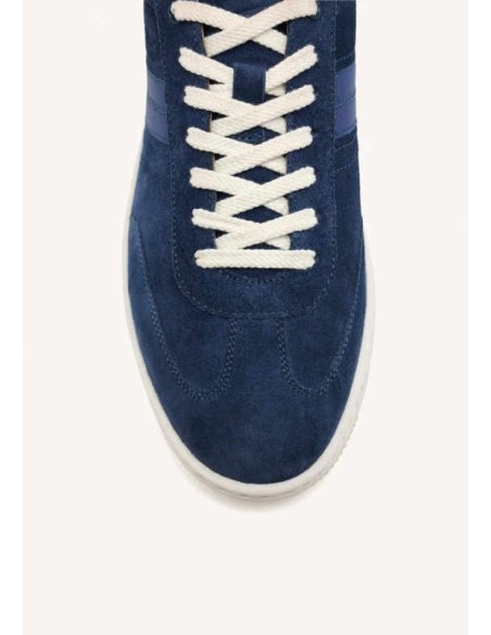ZAPATILLAS PIEL SERRAJE TIVERTON AZUL MARINO GIOSEPPO