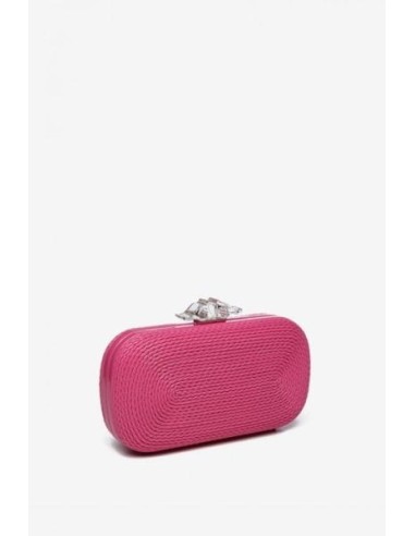 Clutch Abbacino Trenzado Fucsia