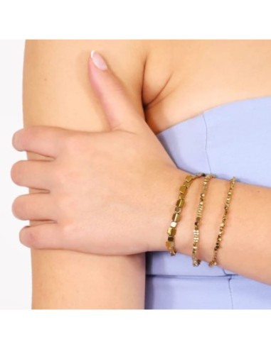 Pulsera Anartxy Essentials Slate Dorada