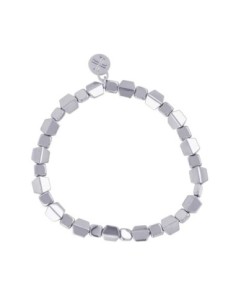 Pulsera Anartxy Essentials Slate Plateada