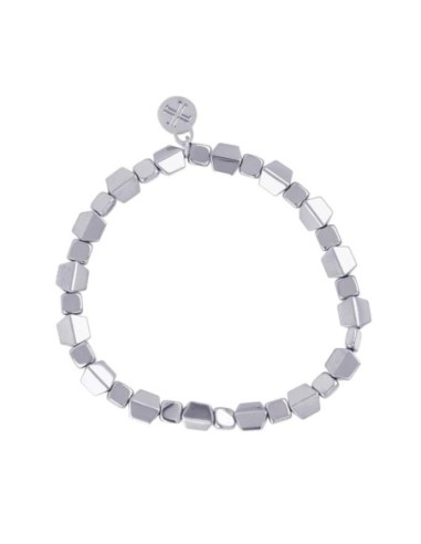 Pulsera Anartxy Essentials Slate Plateada