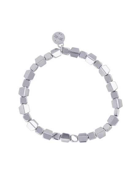 Pulsera Anartxy Essentials Slate Plateada