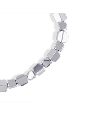 Pulsera Anartxy Essentials Slate Plateada