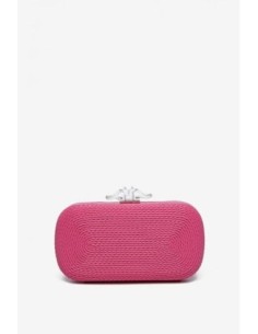 Clutch Abbacino Trenzado Fucsia 2
