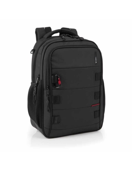Mochila para portátil 3 dptos. DISK Gabol Negro