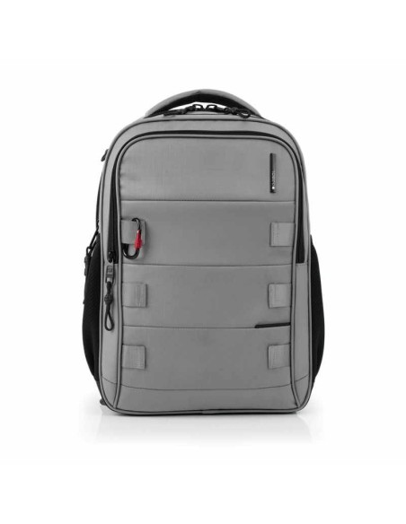 Mochila para portátil 3 dptos. DISK Gabol Gris