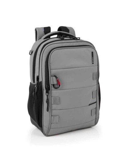 Mochila para portátil 3 dptos. DISK Gabol Gris