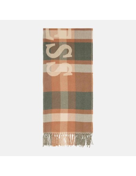 Bufanda de hombre Scarf Jacquard Guess Marron y Verde