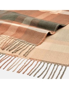 Bufanda de hombre Scarf Jacquard Guess Marron y Verde 2