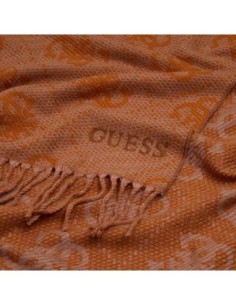 Bufanda de hombre Boston Jacquard Marrón Guess 2