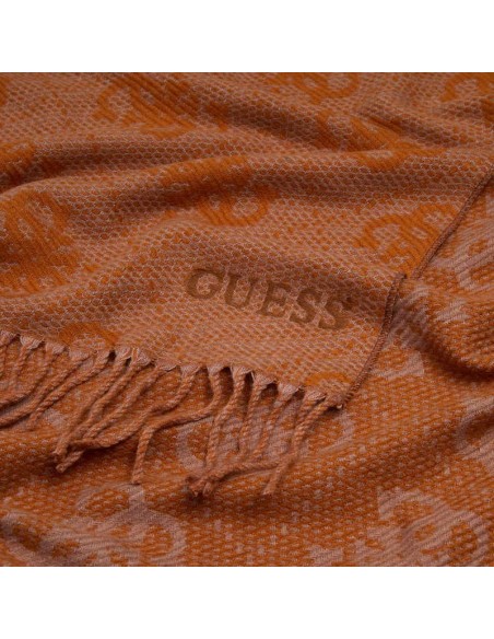 Bufanda de hombre Boston Jacquard Marrón Guess