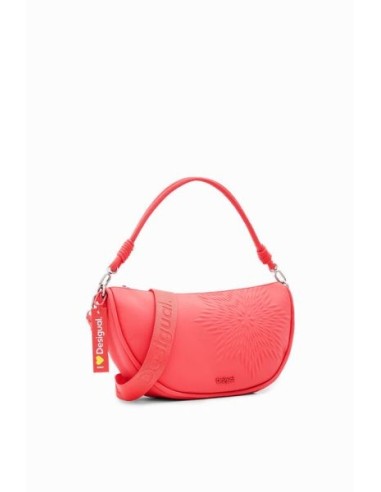 Bolso Desigual Ovalado Estrella Coral