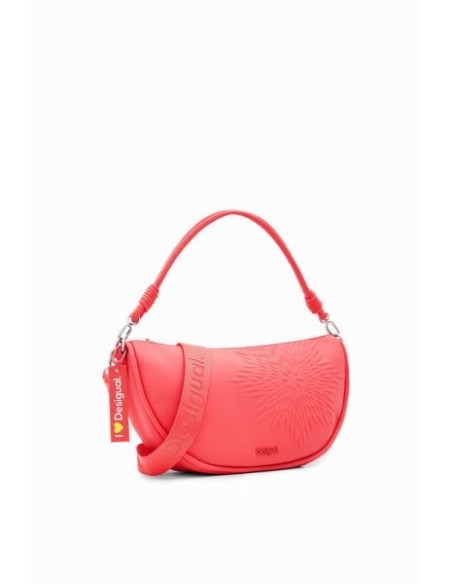 Bolso Desigual Ovalado Estrella Coral