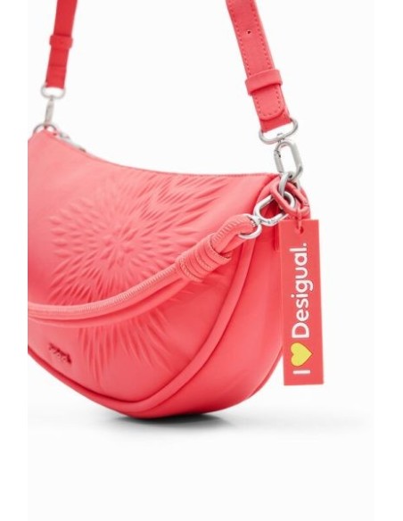 Bolso Desigual Ovalado Estrella Coral