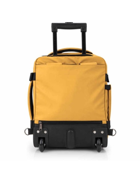 Mochila con ruedas CANADA mostaza gabol