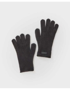 Guantes Yerse de punto 100% lana Negros