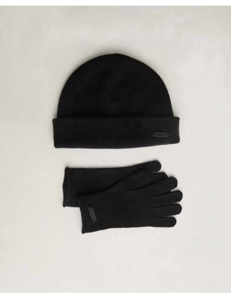 Gorro Yerse de punto 100% lana Negro