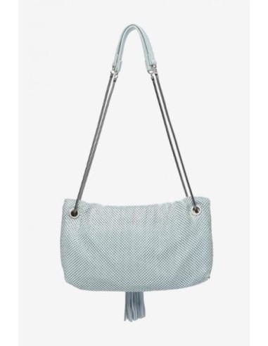 Bolso alargado Abbacino malla metálica Azul Claro