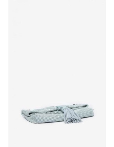 Bolso alargado Abbacino malla metálica Azul Claro